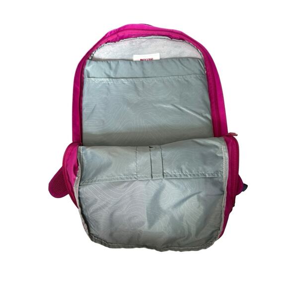 “INCASE” Laptop Backpack Fuchsia Pink Softside Velvet Padded Inside Backpack 18” - Picture 7 of 9